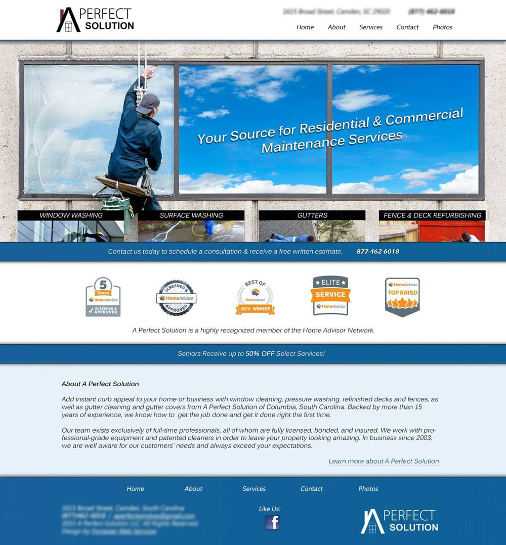 Sample home page